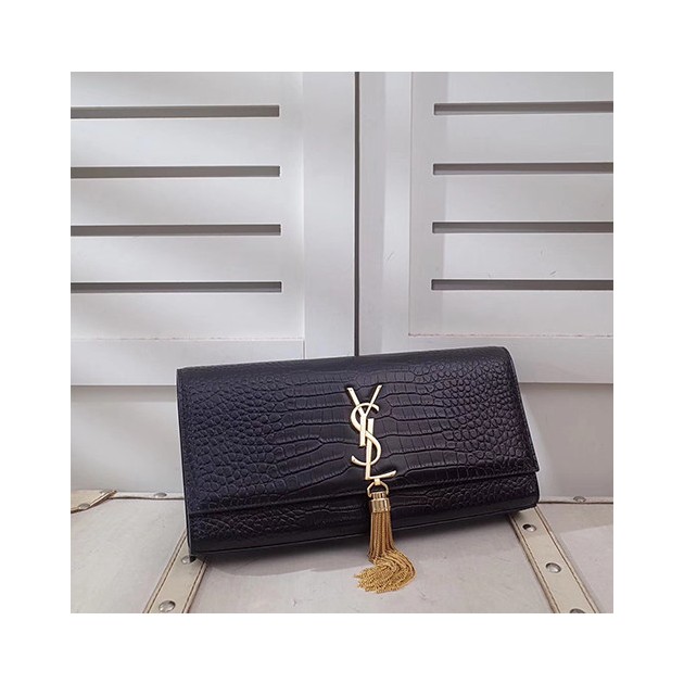 SAINT LAURENT 생로랑 테슬 클러치 326080