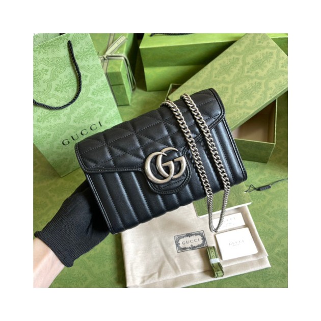 GUCCI   구찌 마몬트 마틀라세 미니 체인백 474575