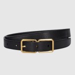 SAINT LAURENT 생로랑 가죽 벨트 G1N062 (30mm)