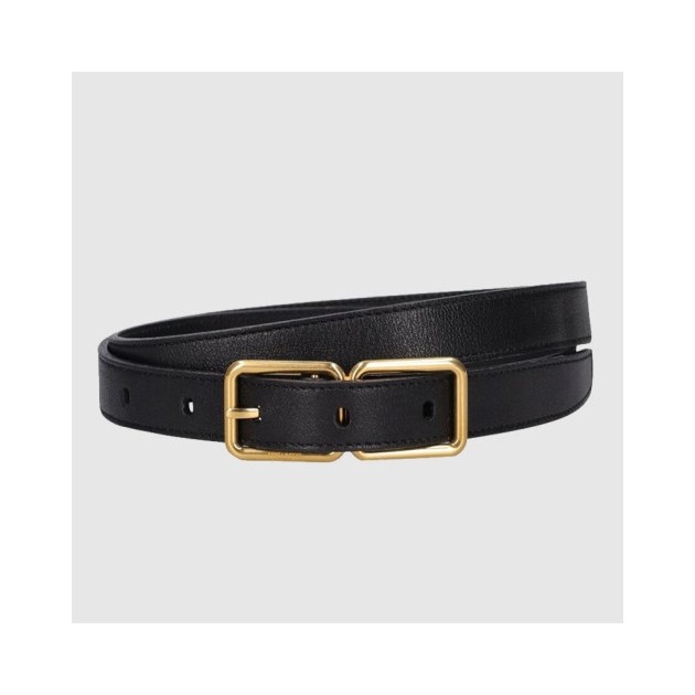 SAINT LAURENT 생로랑 가죽 벨트 G1N062 (30mm)