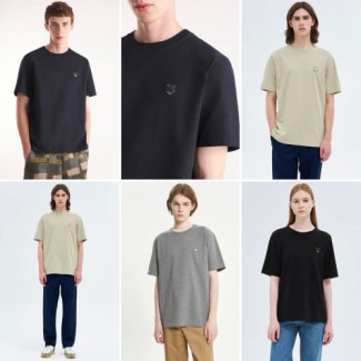 MAISON KITSUNE 메종키츠네 토널 폭스헤드 컴포트 반팔티