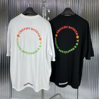 CHROME HEARTS 크롬하츠 레인보우 반팔
